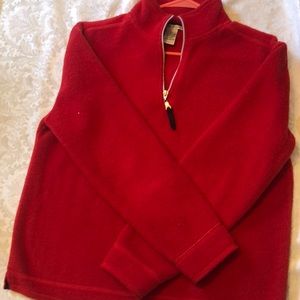 Red pullover top